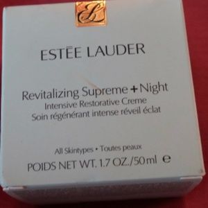 Estee Lauder NIB Revitalizing Supreme night intensive restorative creme full sz